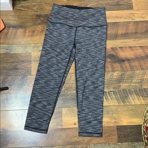 black and grey leggings